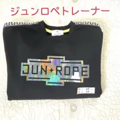 JUN&ROPE レディース クルーネックトレーナー ブラック