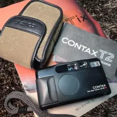 CONTAX T2 コンパクトフィルムカメラ ジルバー - メルカリ