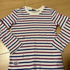 ミキハウス　ボーダーロンT 100