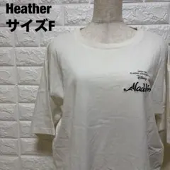 Heather ホワイトTシャツ サイズF ディズ二ー アラジン【1515】のサムネイル