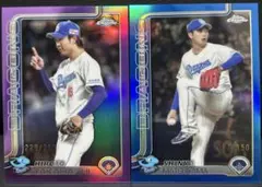 【おまけ付き】Topps Chrome 高橋宏斗 松山晋也 2枚セット シリアル
