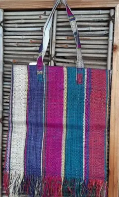 アングリッド　ungrid bag カバン 新品　ラフィア素材のサムネイル