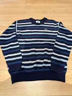 ラコステスポーツ　ボーダーニット　12 M〜L相当　レディース　袖長め