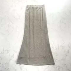 2025AW Louren tweed narrow skirt ライトグレー