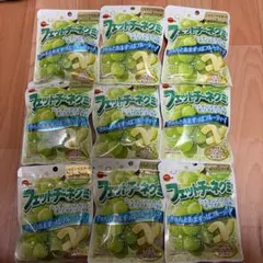 フェットチーネグミ　シャインマスカットホワイトソーダ味　９袋セットのサムネイル