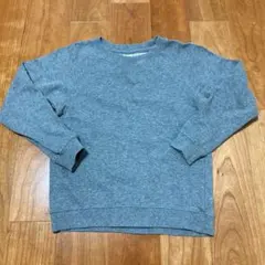 デビロック　スウェット トレーナー　120 グレー　無地