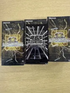 新品 遊戯王 リミットオーバー THE HEROES 3ボックス 特典パック付き