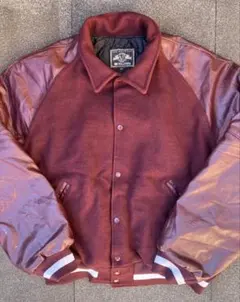 ホロウェイ Holloway USA 古着 90s スタジャン フェイクレザー