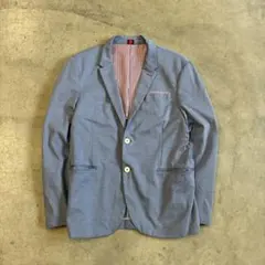 zara テーラードジャケット ブルー