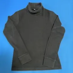 【UNIQLO】ユニクロ　フリース　タートルネック　ブラック　Ｓサイズ