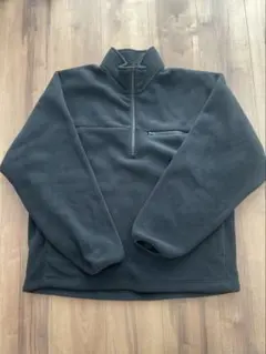 UNIQLO フリース ハーフジッププルオーバー Lサイズ ブラック