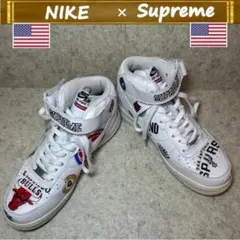 Supreme×NIKE/NBA AIR FORCE 1 MID 07 26cm