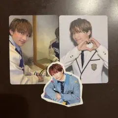 【匿名配送】なにわ男子　藤原丈一郎　HARDWORK特典　トレカ＆ステッカー