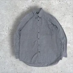 MICHIKO LONDON JEANS チェックシャツ グレー レトロ