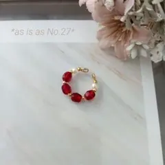 *再販　as is as No.27　イヤーカフ　ハンドメイド*