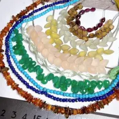M*)様 クリスマスセール✨天然石ビーズの豪華なセットg11