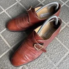 Dan様専用 POLLINI メンズ レザー シングルモンクストラップのサムネイル