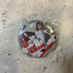 阪神タイガース⭐️くじ 缶バッジ 中野拓夢選手 - メルカリ
