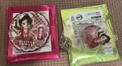 縁壱零式2点セット　ニジゲンノモリ鬼滅　缶バッジ＆スタンド式アクリルキーホルダ