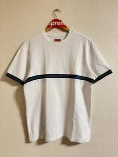 美品☆Supreme Knit Stripe SS20Tシャツ ホワイトメンズS - メルカリ