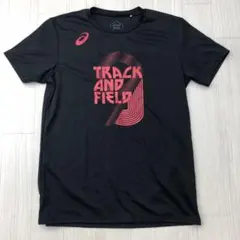 asics アシックス ドライ ランニング Tシャツ S ブラック
