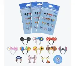 ディズニーピンバッジコレクション カチューシャ　シークレット　プルート　ミッキー