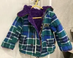 【美品】F.O.KIDS リバーシブル 中綿コート 90cm エフオーキッズ