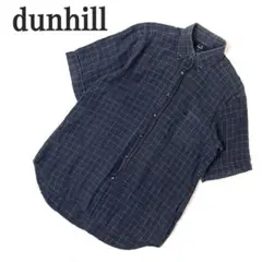 dunhill ダンヒル 半袖シャツ グレー リネン100％ M C5925のサムネイル