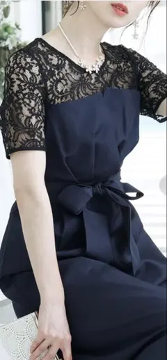 美品☆GRACE CONTINENTAL☆コード刺繍サイドサロペット 黒 36 - メルカリ