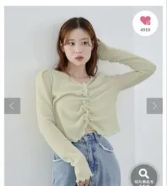 kastane フロントシャーリングTeeのサムネイル