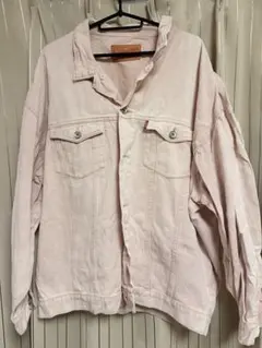 最終値下Helmオーバーサイズピンク デニムジャケット L