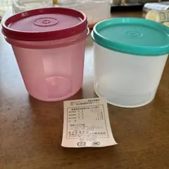 新品 タッパーウェア 保存容器 2点