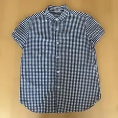 LE GLAZIK(ルグラジック)ギンガムチェック シャツ　丸襟のサムネイル