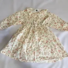 SERAPH 花柄 長袖ワンピース 100