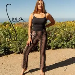 ＊Seea ＊ シーア ベルパンツBell Pant Awa Brown Sのサムネイル