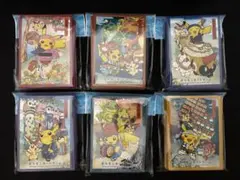 6種セット ポケモンセンタートウホクR お祭りごっこ スリーブ デッキシールド