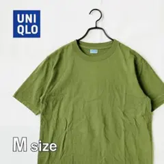 た*き様 希少カラー！　オールドユニクロ　00s 無地Tシャツ　カーキ　M