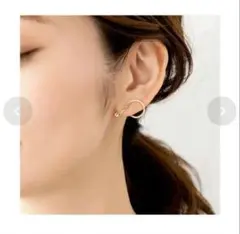 Cream dot. 立体ニュアンスデザイン　ステンレス製ピアス