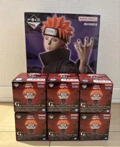 ナルト　一番くじ　C賞　ペイン(天道) G賞　ちょこのっこフィギュア6個セット