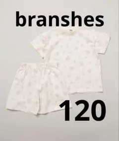 新品　branshes DRC アソート半袖パジャマ アイボリー　120のサムネイル