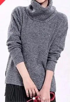 モヘアタートルネックセーター