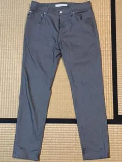 MEN'S MELROSE スラックス グレー ストライプのサムネイル