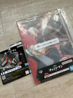 チェンソーマン 一番くじ　アクリルボード & ラバーチャーム セット