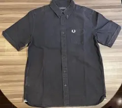 フレッドペリー　ボタンダウンシャツ　ネイビー　L