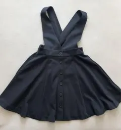 【コムサフィユ】　ジャンパースカート　濃紺　120㎝