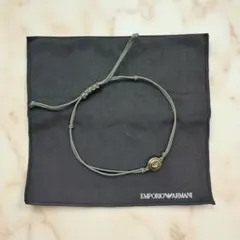 美品 エンポリオアルマーニ ブレスレット ロゴ入り 長さ調整可