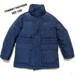 トミーヒルフィガー ダウンコート ネイビー 120-130 TOMMY