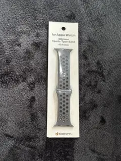 Apple Watch用 シリコンバンド 42/44mm ブラック