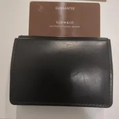 [哀愁ぱんだ 専用]SLOW&CO 三つ折り財布 ブラック 哀愁ぱんだ 専用]SLOW&CO 三つ折り財布 ブラック - メルカリ