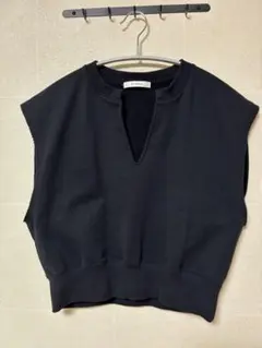 美品✨CINOH チノ　ダークネイビー Vネックベスト